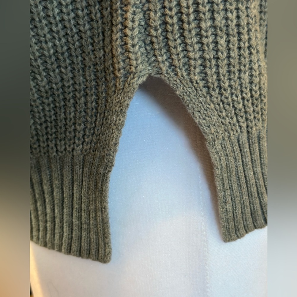 Cotton Emporium Gray Off-the-Shoulder Sweater - Picture 5 of 6